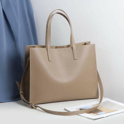 Leren Tote Handtas met Tijdloos Design en Ruim Interieur | Dames Handtas