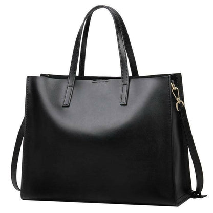 Leren Tote Handtas met Tijdloos Design en Ruim Interieur | Dames Handtas