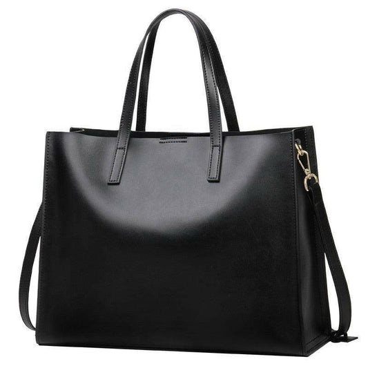 Leren Tote Handtas met Tijdloos Design en Ruim Interieur | Dames Handtas