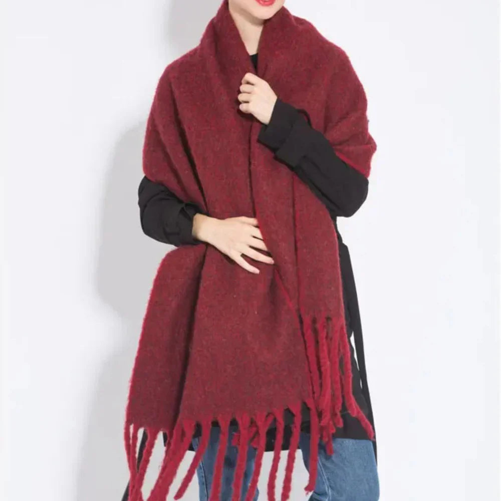 Eloise Cashmere Sjaal voor Dames – Luxe, Warme & Modieuze Wintersjaal
