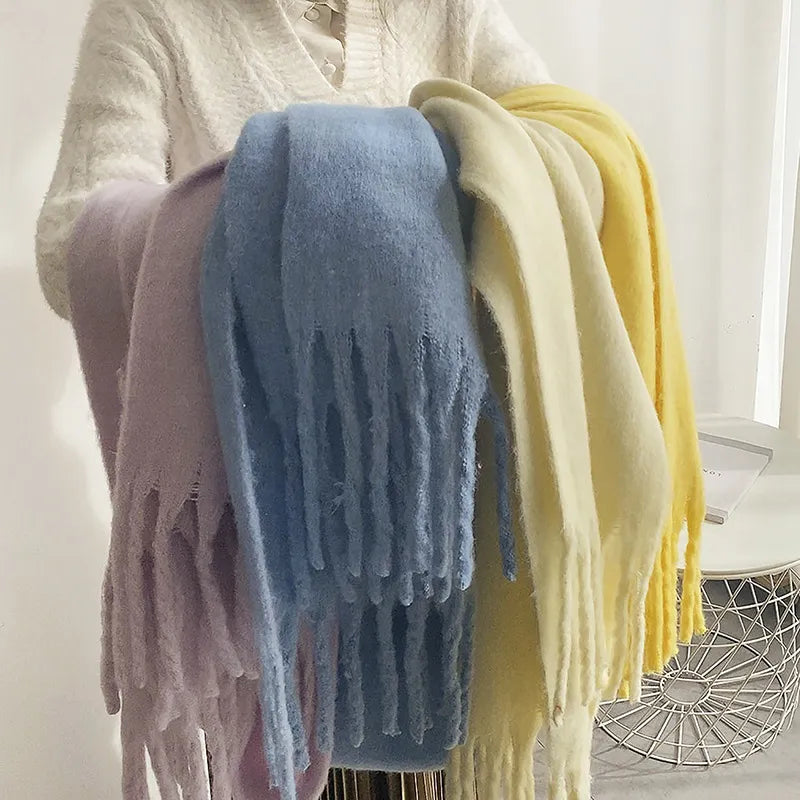 Eloise Cashmere Sjaal voor Dames – Luxe, Warme & Modieuze Wintersjaal
