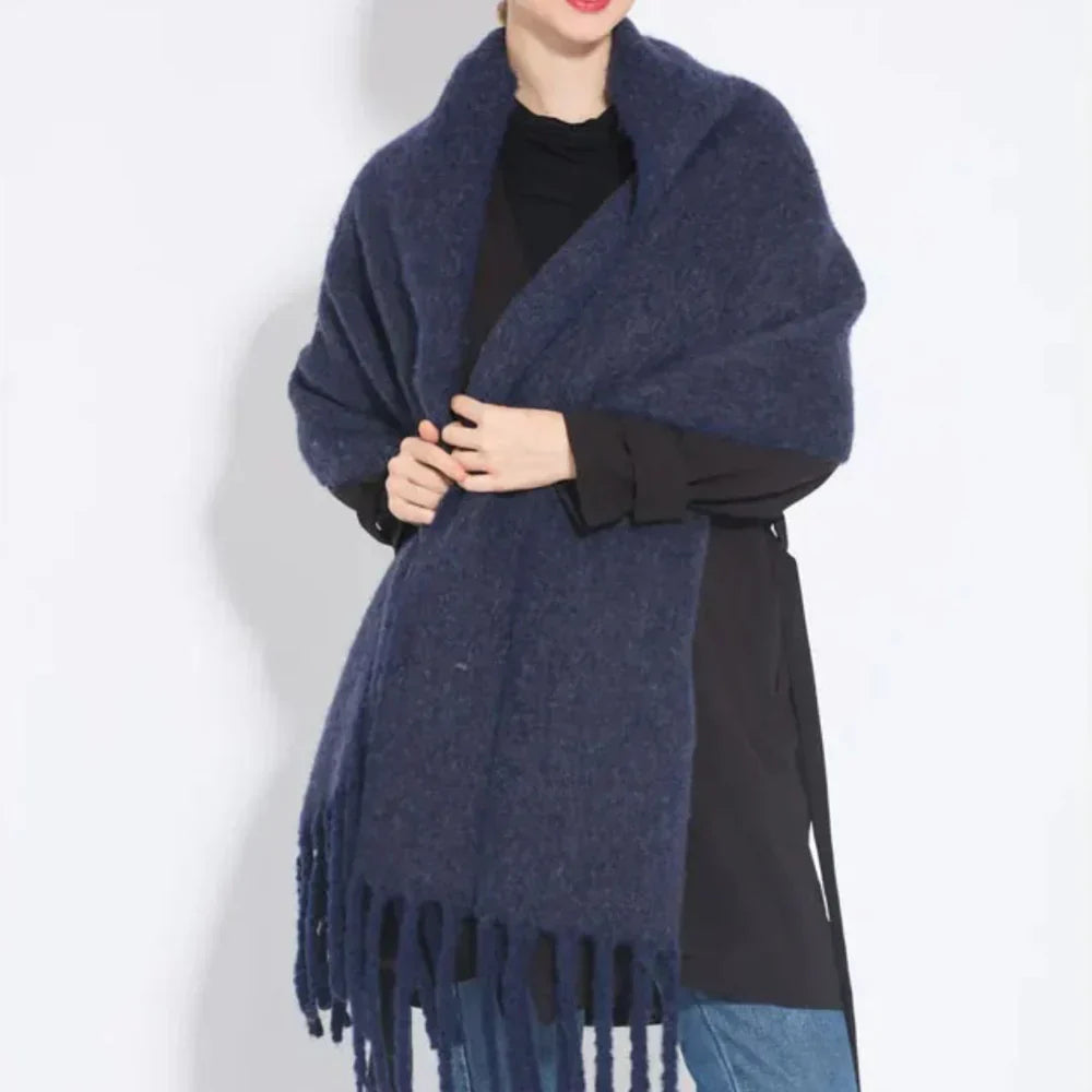 Eloise Cashmere Sjaal voor Dames – Luxe, Warme & Modieuze Wintersjaal