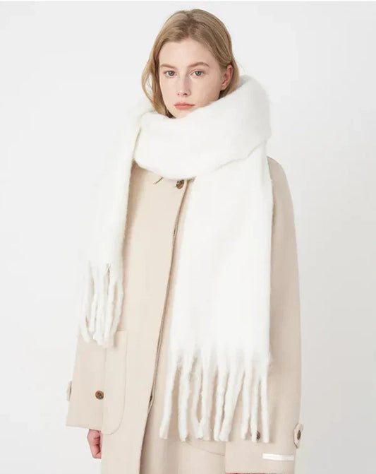 Eloise Cashmere Sjaal voor Dames – Luxe, Warme & Modieuze Wintersjaal
