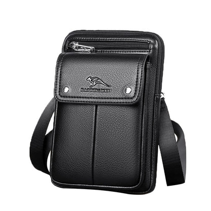 Heren Schoudertas – PU Leer – Crossbody – Anti-diefstal