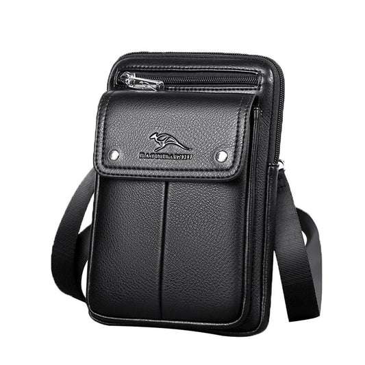 Heren Schoudertas – PU Leer – Crossbody – Anti-diefstal