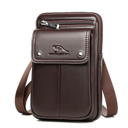 Heren Schoudertas – PU Leer – Crossbody – Anti-diefstal
