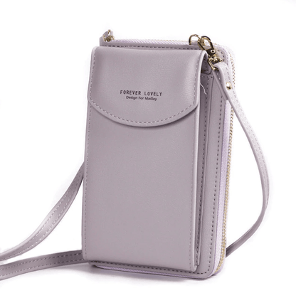 Dames Crossbody Telefoontas – Compacte Schoudertas & Portemonnee met Meerdere Vakken