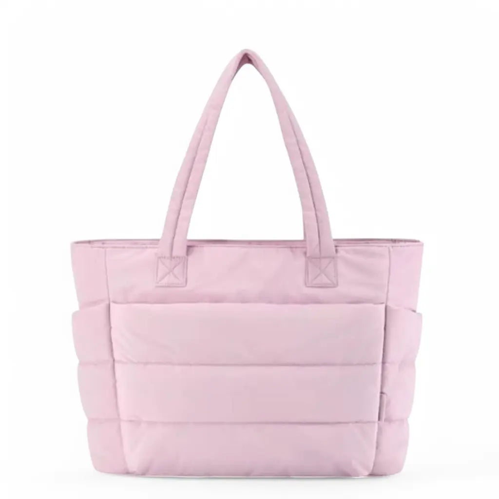 Puffer Tote Bag Zwart – Lichtgewicht & Trendy