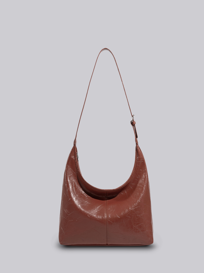 Zwarte Schoudertas – Minimalistisch Design & Veel Opbergruimte