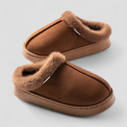 Warme Dames en Heren Pantoffels – Comfortabele Slippers met Bontvoering