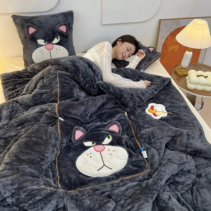 Zachte Deken- en Kussenset – Ultieme Warmte en Cozyness