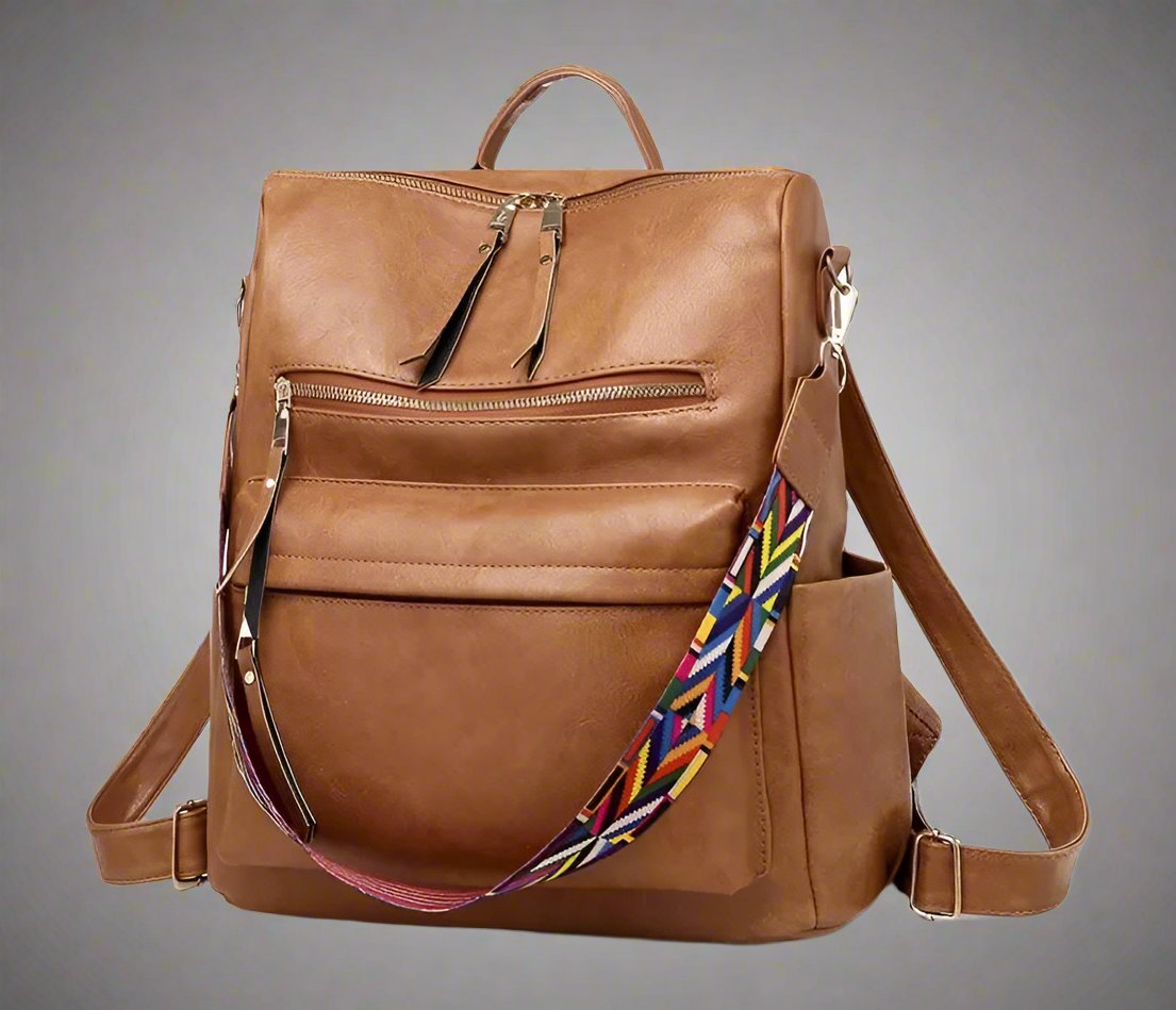 Margaret Vegan Leren Rugzak voor Dames | Elegante & Ruime Backpack