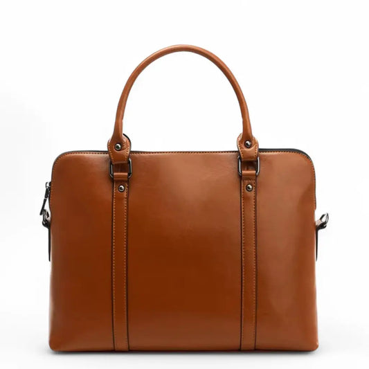 Leren elegante laptoptas dames 14 inch – Luxe, stijlvol & duurzaam