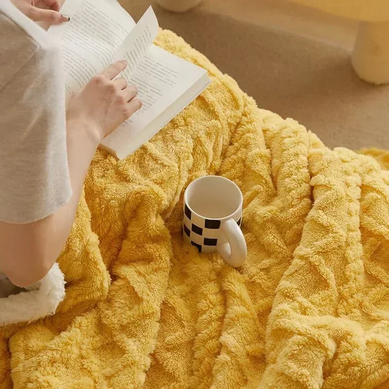 Dubbelzijdige Fluffy Fleece Deken – Ultra Zachte Warme Plaid
