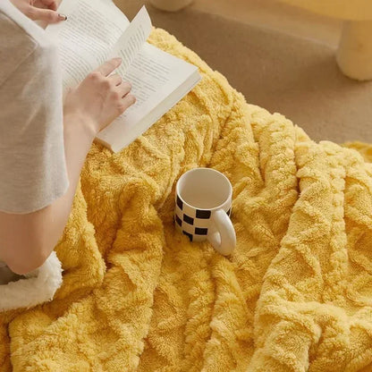 Dubbelzijdige Fluffy Fleece Deken – Ultra Zachte Warme Plaid