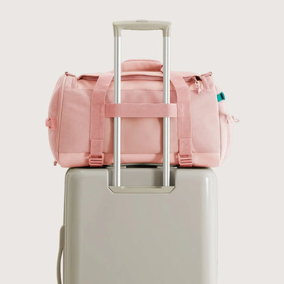 Beige Duffeltas 36L – Waterafstotende Sport- & Reistas met Schoenenvak en Meerdere Vakken voor Gym & Reizen