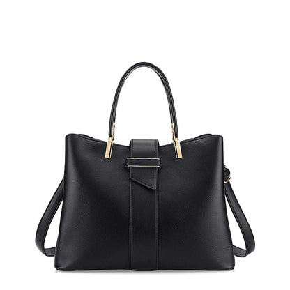 Elegante Handtas – Vegan Leer met Gouden Details