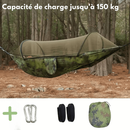 Outdoor Hangmat met Muskietennet – Lichtgewicht, Sterk & Compact