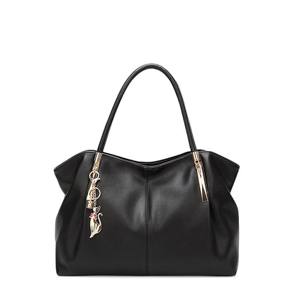 Trendy Handtas Vegan Leer – Elegant & Praktisch met Gouden Details