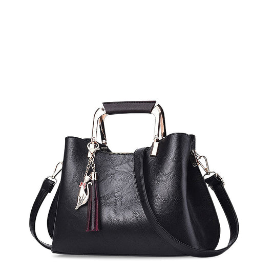 Luxe Zwarte Handtas – Stijlvolle Dames Tas