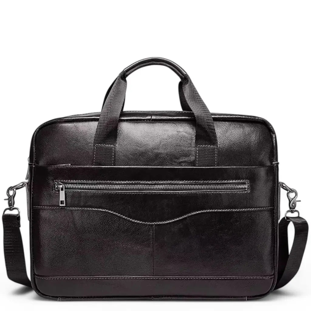 Hippe laptoptas heren 13.3 inch – Stijlvol premium koeienleer