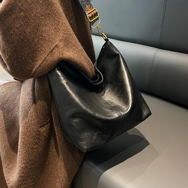 Estelle Luxe Leren Schoudertas voor Vrouwen – Ruim & Stijlvol voor Dagelijks Gebruik of Reizen