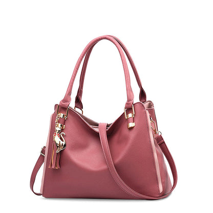 Trendy Zwarte Dames Handtas –  Verstelbare Schouderriem
