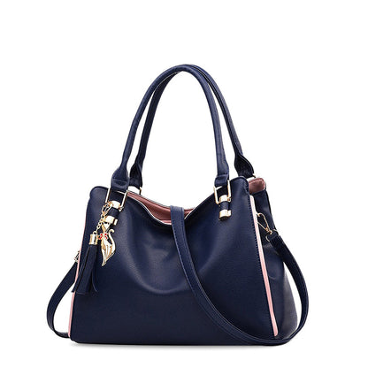 Trendy Zwarte Dames Handtas –  Verstelbare Schouderriem