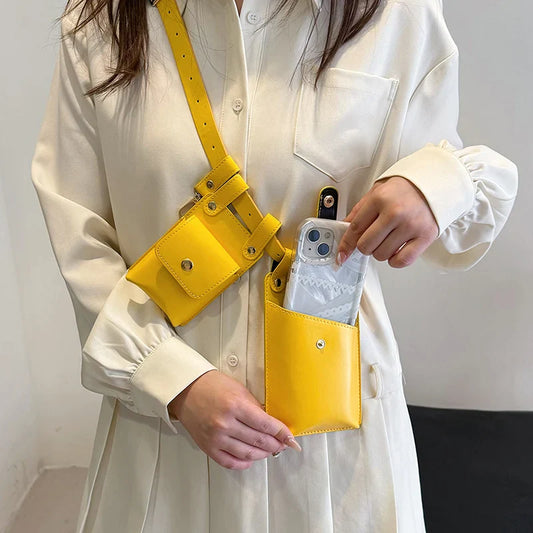 Mini Telefoontasje met Portemonnee – Crossbody – Trendy & Compact