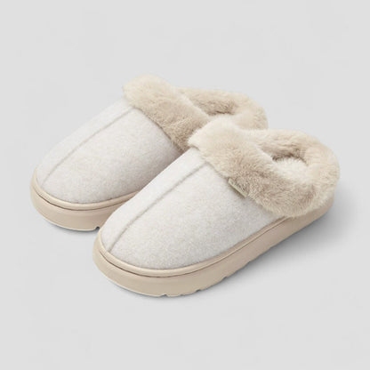 Warme Dames en Heren Pantoffels – Comfortabele Slippers met Bontvoering