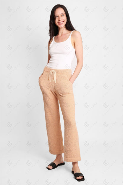 Luxe Lounge Broek – Zachte Dames Loungewear met Pockets & Trekkoord