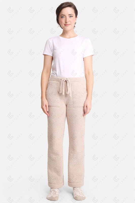 Luxe Lounge Broek – Zachte Dames Loungewear met Pockets & Trekkoord