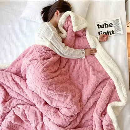 Dubbelzijdige Fluffy Fleece Deken – Ultra Zachte Warme Plaid