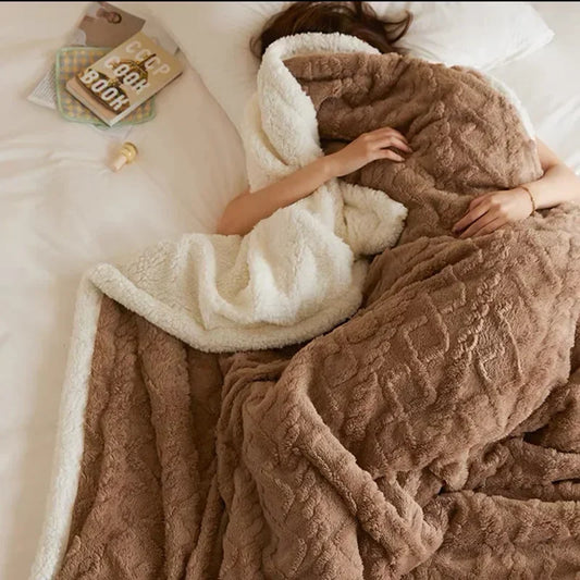 Dubbelzijdige Fluffy Fleece Deken – Ultra Zachte Warme Plaid