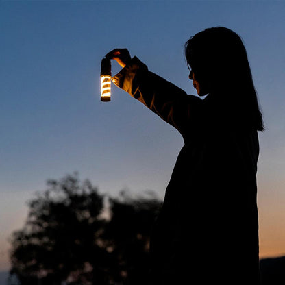 3-in-1 Campinglamp – LED Lantaarn met Statief, USB Oplaadbaar & Ventilator – Outdoor & Noodverlichting