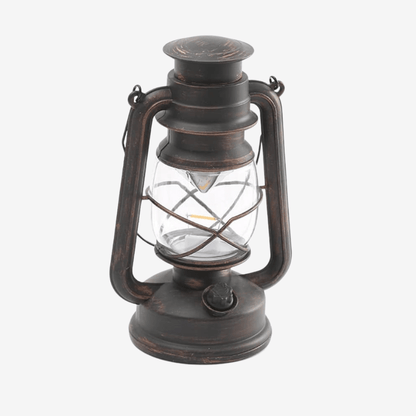 Vintage LED Lantaarn – Oplaadbaar & Dimbaar – Ideaal voor Camping of Sfeerverlichting