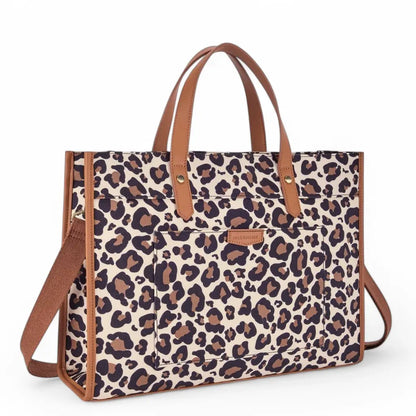 Laptoptas 15.6 inch leopard – Stijlvol luipaardpatroon & luxe bescherming