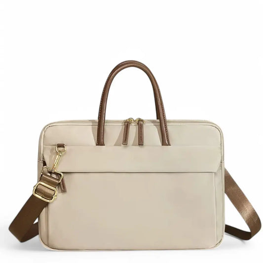Laptoptas Beige voor Dames – Elegant & Functioneel