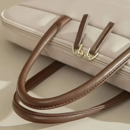 Laptoptas Beige voor Dames – Elegant & Functioneel