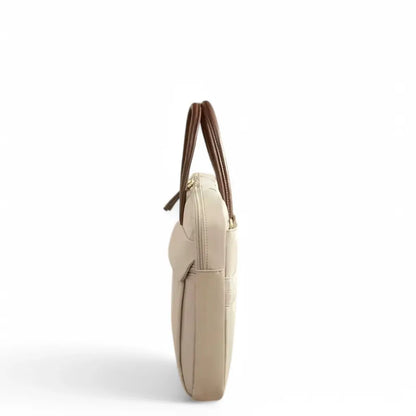 Laptoptas Beige voor Dames – Elegant & Functioneel