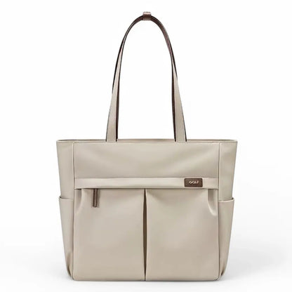 Laptoptas dames 15.6 inch beige – Elegant & lichtgewicht