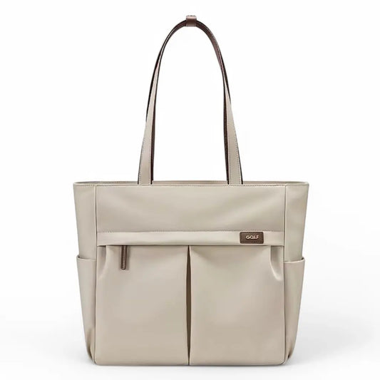 Laptoptas dames 15.6 inch beige – Elegant & lichtgewicht