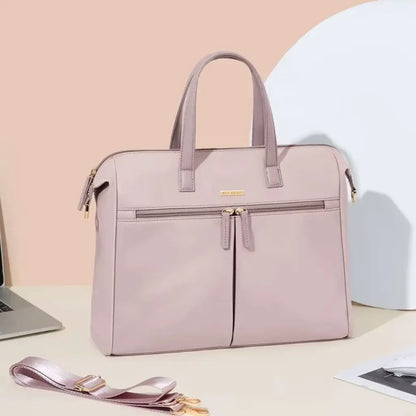 Laptoptas dames 15.6 inch roze – Stijlvolle bescherming & elegante uitstraling