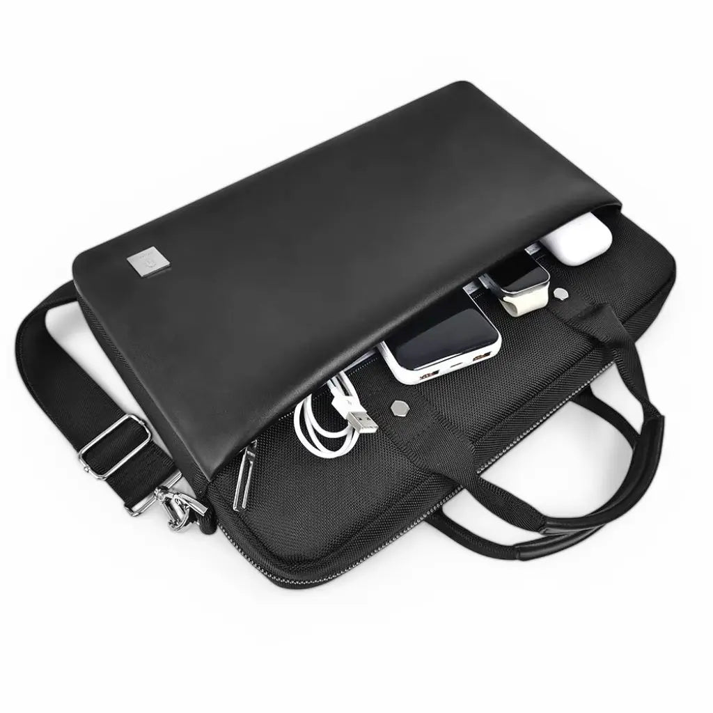 Leren Laptoptas Dames – Zwart & Tijdloos