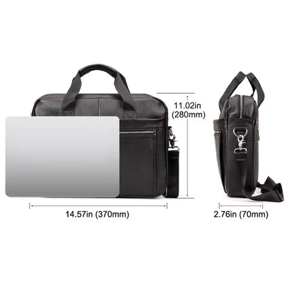Leren laptoptas heren 13 inch – Stijlvol & praktisch
