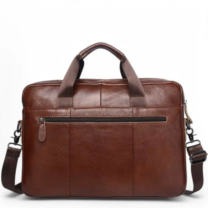 Leren laptoptas heren 15 inch – Ambachtelijk premium leer