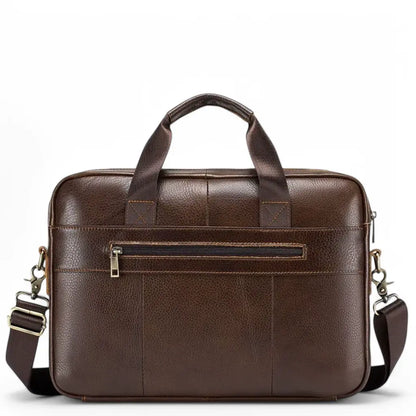 Leren laptoptas heren 16 inch bruin – Klassiek design & optimale bescherming