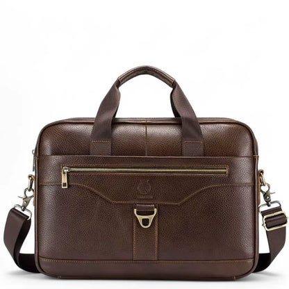 Leren laptoptas heren 16 inch bruin – Klassiek design & optimale bescherming