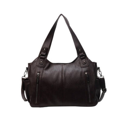 Dames Leren Schoudertas – Ruime Hobo Bag met Luxe Afwerking