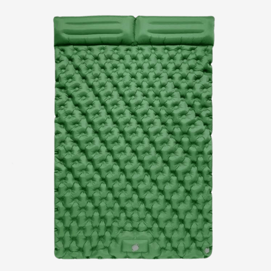 Opblaasbaar Dubbel Luchtbed met Kussen – Comfortabel & Draagbaar voor Outdoor